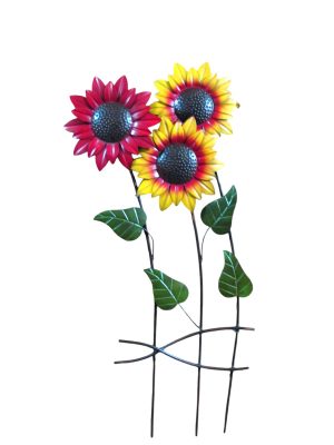 GIRASOLES TRIO COLOR METAL